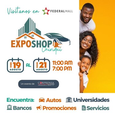 Exposhop Chiriquí 2022, este fin de semana en Federal Mall