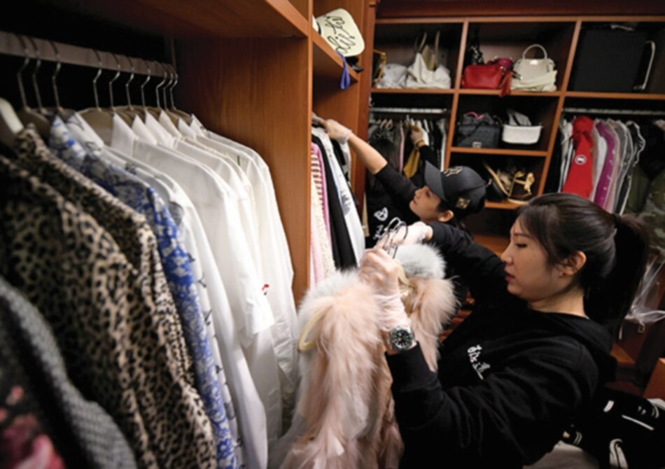 China: ricos contratan a organizadores de clósets