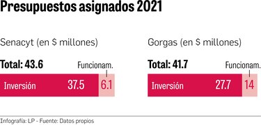 El presupuesto para investigación científica está lejos del 1% del PIB