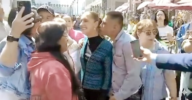 Claudia Sheinbaum revela que una decena de personas resguarda su seguridad y ‘sin parafernalias’