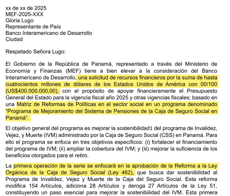 Anatomía de un préstamo condicionado: los $350 millones del BID y la mejora al sistema de pensiones de la CSS