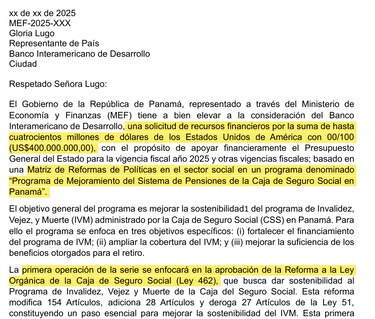 Anatomía de un préstamo condicionado: los $350 millones del BID y la mejora al sistema de pensiones de la CSS