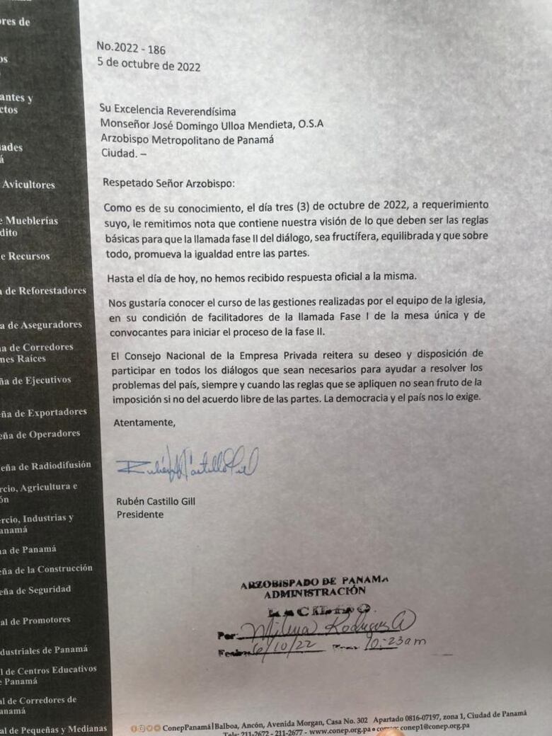 Alianzas y el Ejecutivo no logran definir metodología para siguiente etapa del diálogo