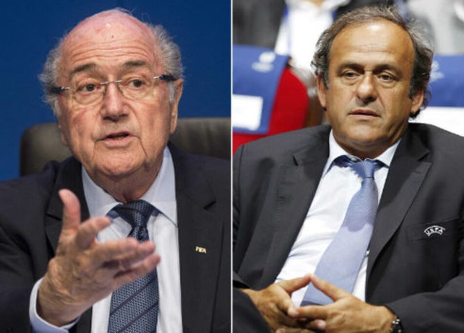 Blatter y Platini, suspendidos de la FIFA por ocho años