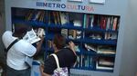 Inauguran la primera BiblioMetro en estación del Metro