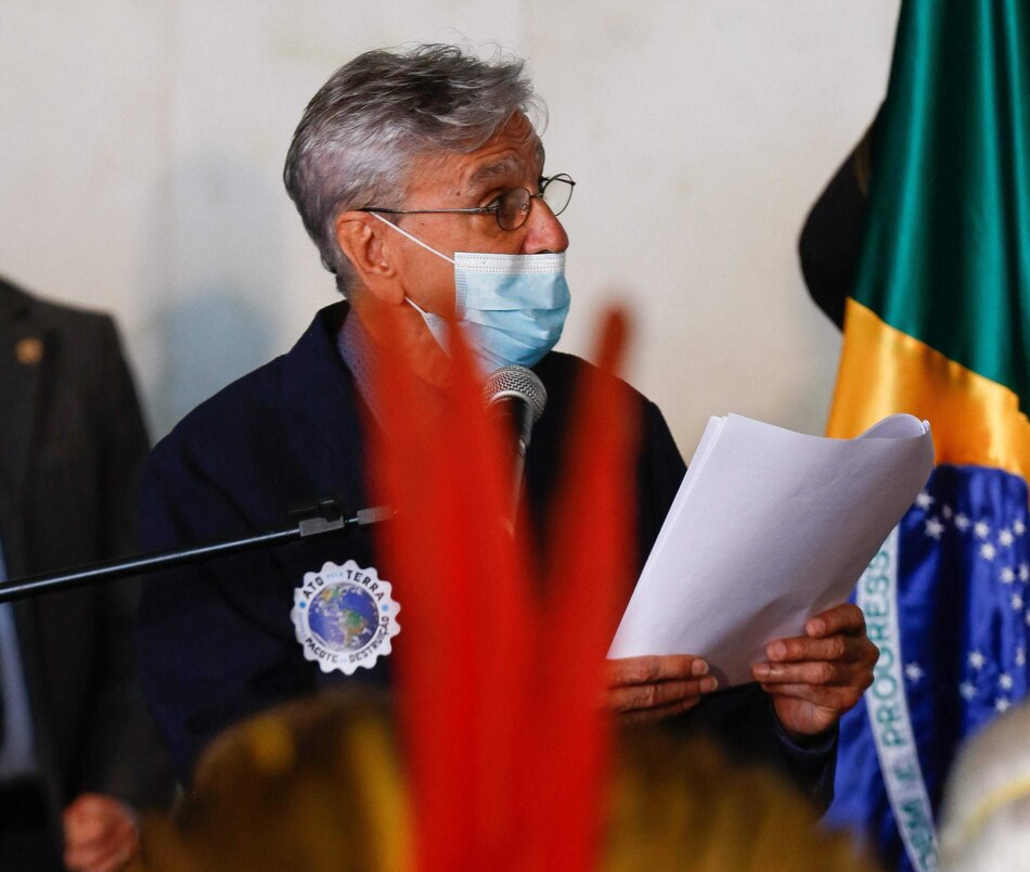 Caetano Veloso lidera en Brasilia acto contra ‘destrucción’ medioambiental del bolsonarismo