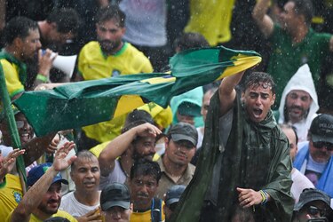Varios heridos por un rayo durante la manifestación en apoyo a Bolsonaro en Brasilia