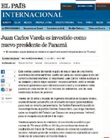 Cómo se vio en el extranjero la juramentación