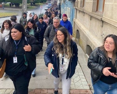 Una réplica de magnitud 6.1 sacude nuevamente el extremo sur de Chile