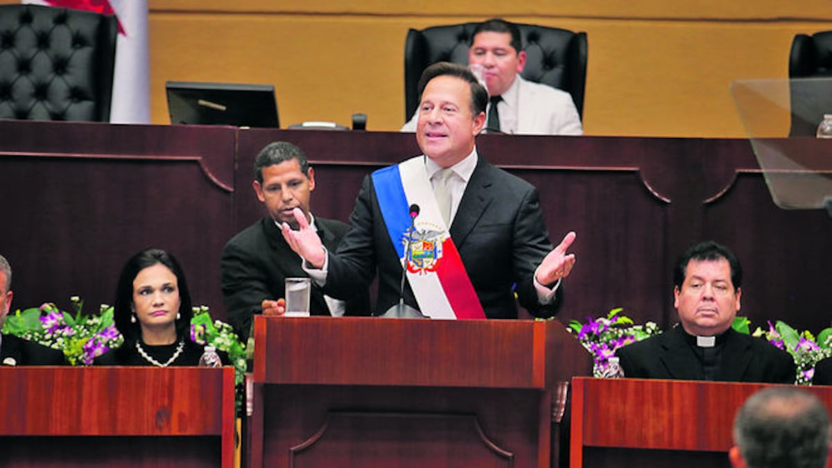 El presidente Juan Carlos Varela rindió su informe a la Nación ante la Asamblea Nacional.