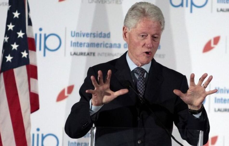 Expresidente de EU Bill Clinton visitará Panamá el 10 de noviembre