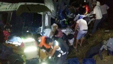 Accidente de un autobús deja 15 muertos en el sur de México