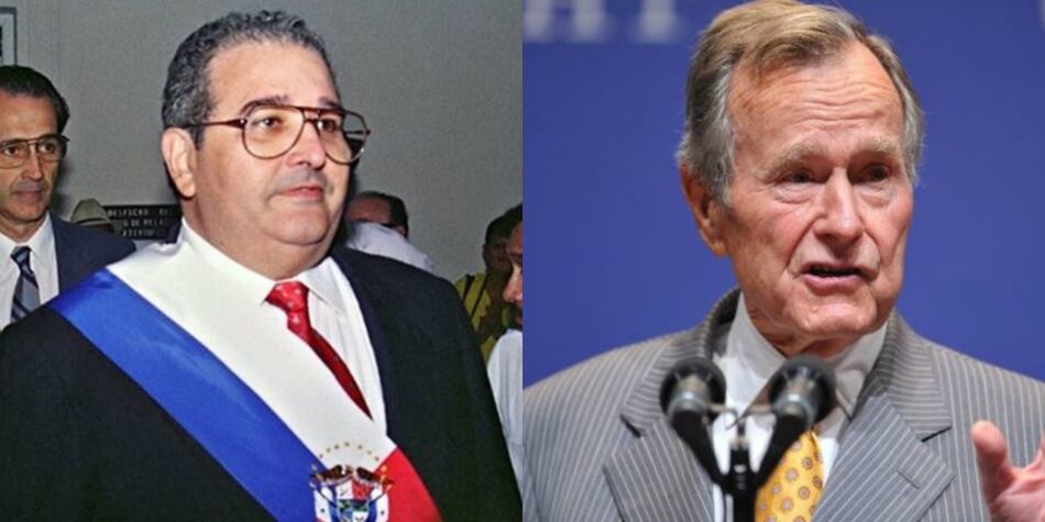 George Bush habló 10 minutos con Guillermo Endara, antes de la invasión