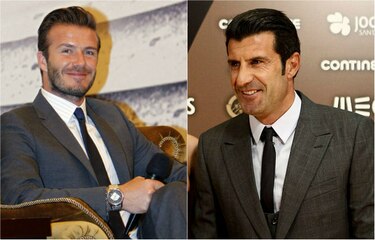 Beckham elogia candidatura de Figo a presidencia de la FIFA
