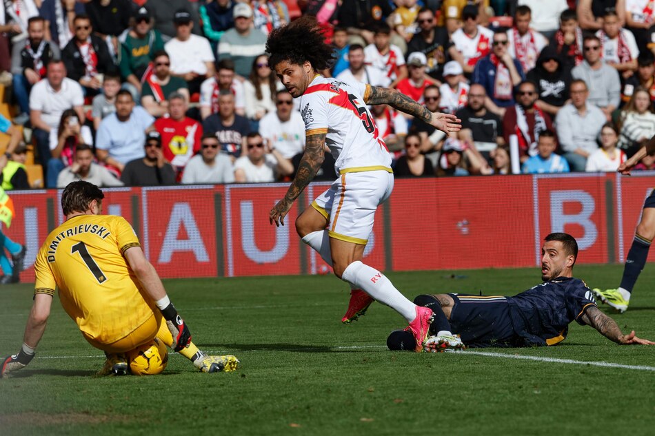 El Real Madrid no puede con el Rayo Vallecano y se tiene conformar con el empate