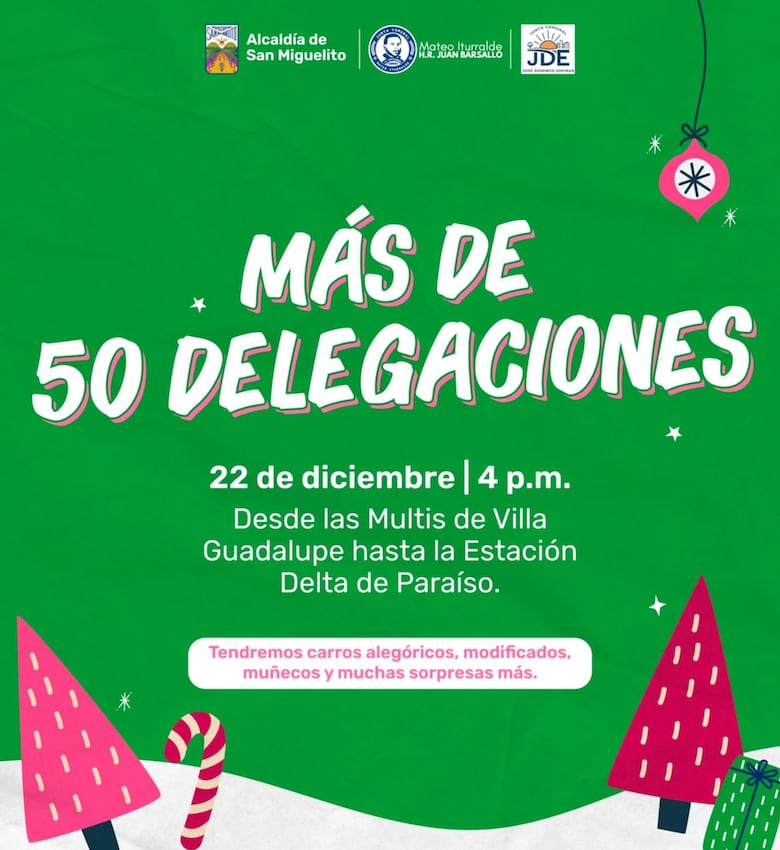 Este domingo el espíritu navideño iluminará San Miguelito con su desfile