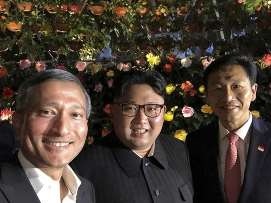 Paseo por Singapur y selfis con Kim antes de la cumbre con Trump