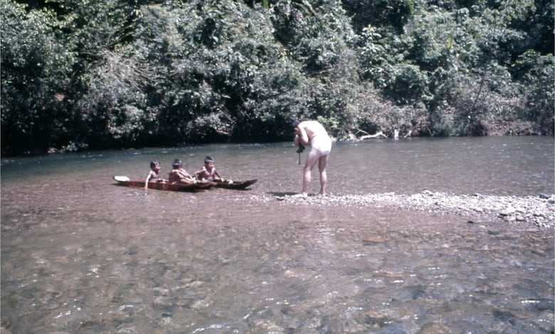 El sáhila Leónidas Brenes y la represa de Bayano, 1970