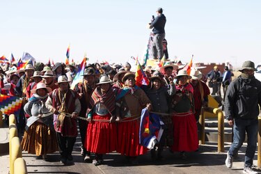 Evo Morales encabeza cuarto día de movilización y dice que no se reunirá con Gobierno Arce