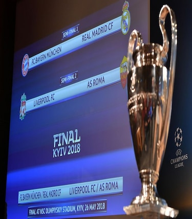 Bayern-Real Madrid y Liverpool-Roma, duelos de semifinales