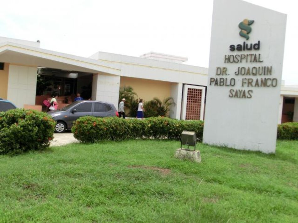 Suspenden cirugías programadas en el Hospital Joaquín Pablo Franco Sayas