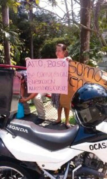 Familias campesinas luchan contra desalojo
