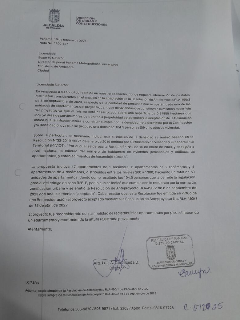 Diferencias por aprobación de EIA en proyecto residencial en La Cresta 