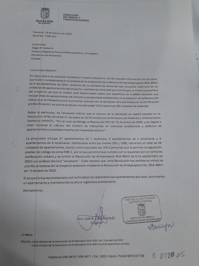 Diferencias por aprobación de EIA en proyecto residencial en La Cresta