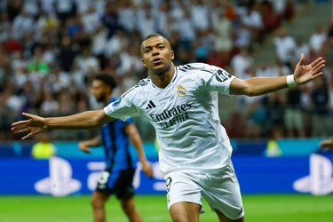 Real Madrid, campeón de la Supercopa de Europa: Vinicius deslumbra y Mbappé se estrena con gol
