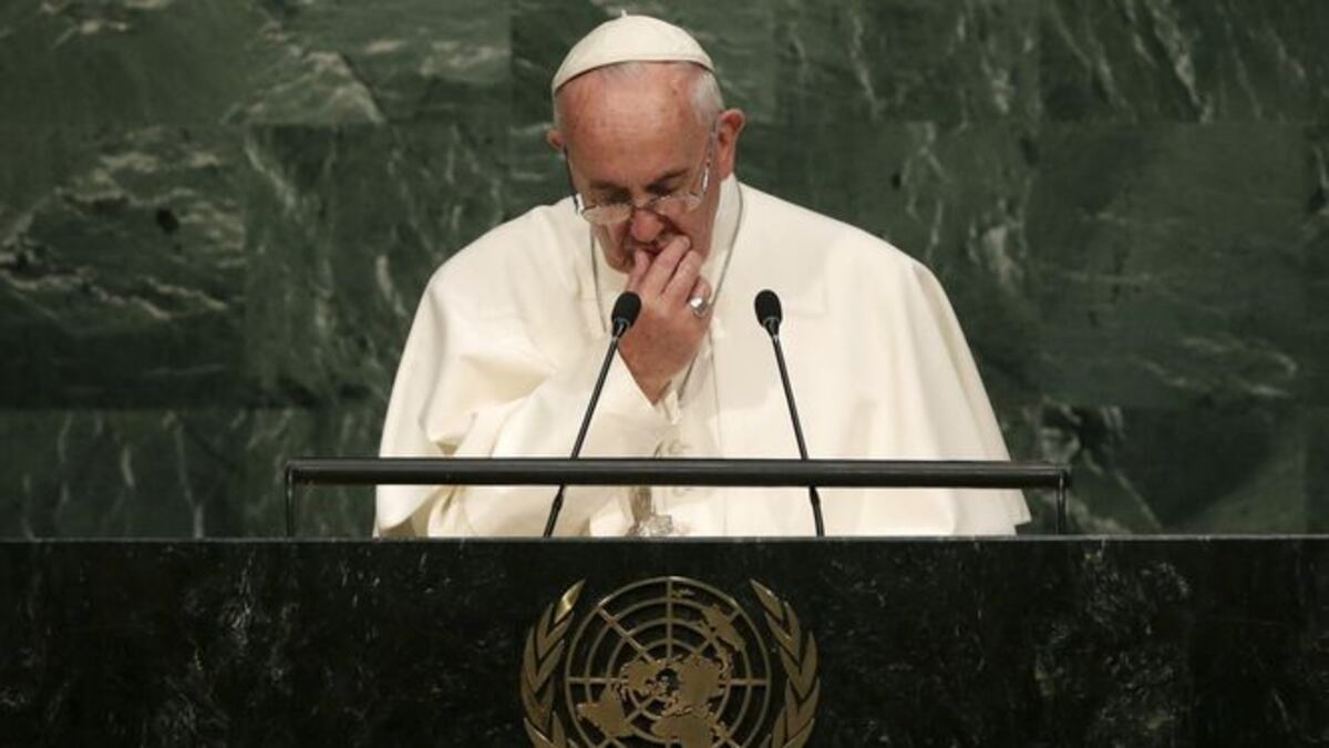 El Papa critica en ONU 'asfixia' de sistema financiero mundial y denuncia narcotráfico