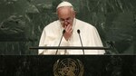 El Papa critica en ONU 'asfixia' de sistema financiero mundial y denuncia narcotráfico