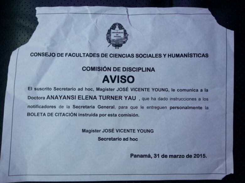 Amenazan de muerte a docente; la Universidad de Panamá dice que fue accidental