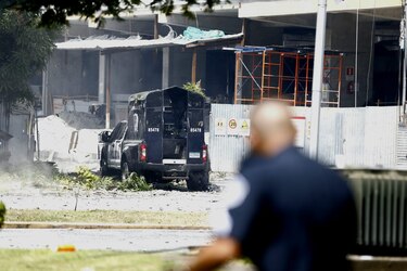 Manifestación en la avenida Balboa deja enfrentamientos y un policía herido