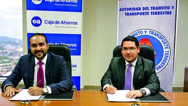 Caja de Ahorros y ATTT firman convenio