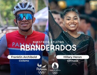 Conozca a los abanderados de Panamá en los Juegos Olímpicos París 2024