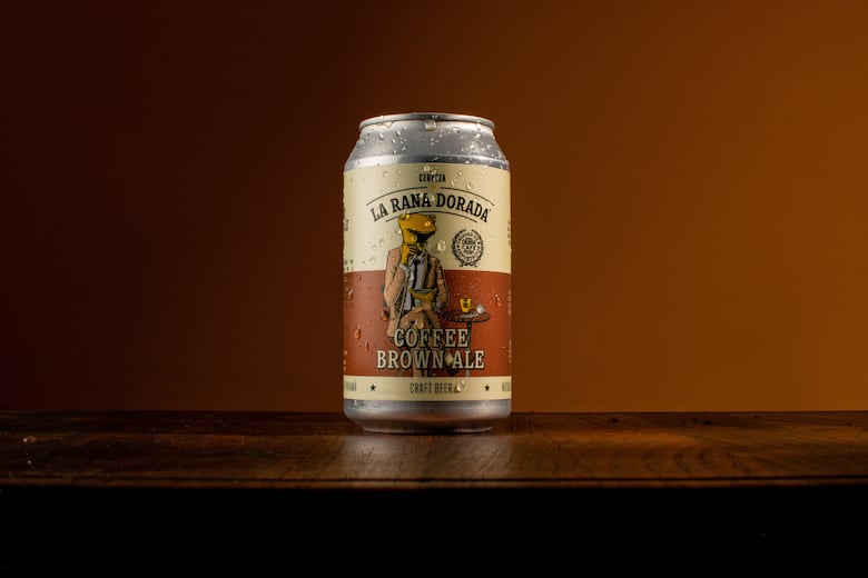 La Rana Dorada Coffee Brown Ale - con Café Durán origen Volcán.