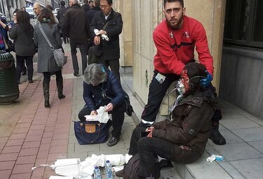Horror en el aeropuerto y el metro de Bruselas