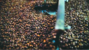 Cinta con un aroma a café