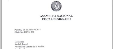 Rosas remite expediente de Benavides al Ministerio Público