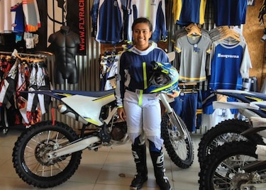 Yamileth Ábrego, la dama del 'motocross'
