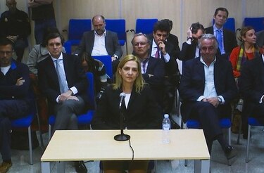 La infanta Cristina testifica en caso de malversación de fondos