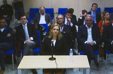 La infanta Cristina testifica en caso de malversación de fondos