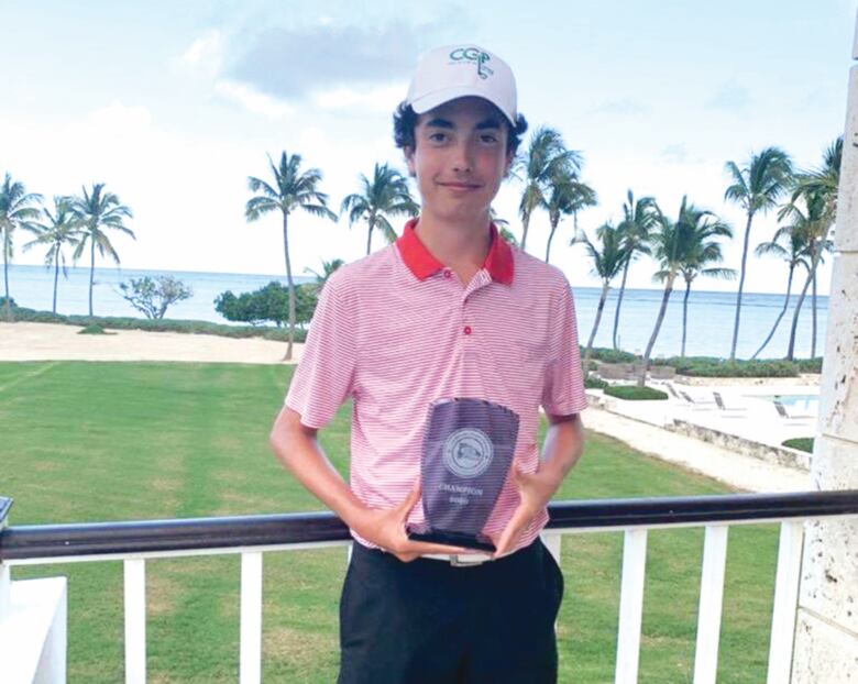 Eduardo Arango, la nueva promesa del golf panameño, se traza sus metas