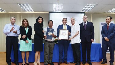 Mitradel entrega reconocimiento a Panagas