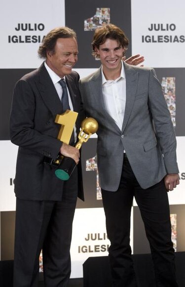 Julio Iglesias pasó su último día de 'vida pública' junto a Nadal