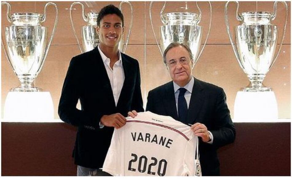 Varane amplía su contrato hasta junio de 2020