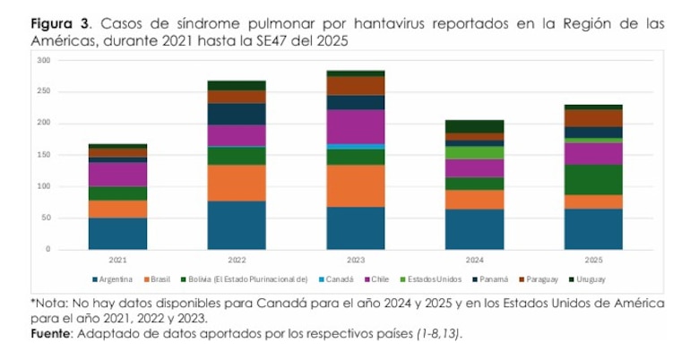 Hantavirus en Panamá: 18 casos en 2025 sin muertes, en medio de una alerta de la OPS