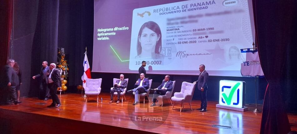 Así es el nuevo documento de identidad nacional presentado por el Tribunal Electoral