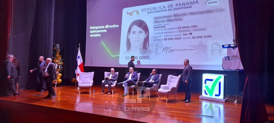 Así es el nuevo documento de identidad nacional presentado por el Tribunal Electoral