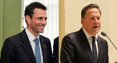 Henrique Capriles conversa con el presidente Varela